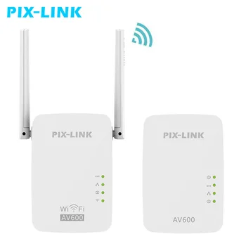 PIXLINK 1Pair LV-PL01 600Mbps Belaidžio Kartotuvo Wifi Router Extender Komplektas 