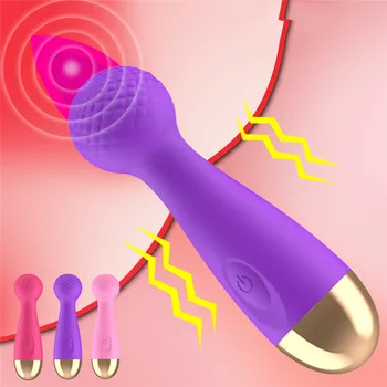 Magic Wand 10 Greitį Massager AV Stick Vibratoriai Žaislas Moterims, Poroms Klitorio Stimuliatorius USB Įkrovimo Sekso Produktai