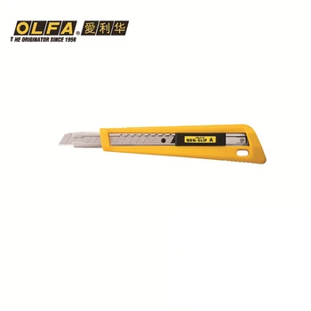OLFA meno cutter automatinio blokavimo sistema, priešslydžio sistema rankena standartinė meno peilis NA-1, Nerūdijančio plieno ašmenys, AB-50 ABB-10B ASB-10 ABB-50