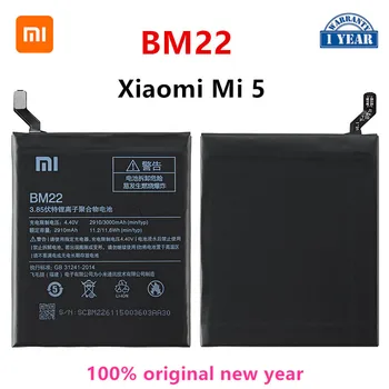 Xiao mi 100% Originalus BM22 3000mAh Baterija Xiaomi Mi 5 Mi5 M5 BM22 Aukštos Kokybės Telefoną, Baterijos Pakeitimas