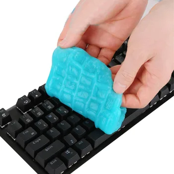 Valymo Gelis Daugkartinio naudojimo Automobilių Glaistai, kuriame Išsamiai Dulkių Valymo Purvas Keyboard PC 
