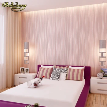 beibehang Šiuolaikinės paprastas pink tapetų juostelė klasikinis, rausvos sienos, popieriaus dryžuotas neaustinių wallcovering rožinė papel de parede