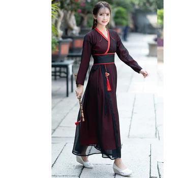 Senovinio Stiliaus Kinijos Kostiumas Pasakų Hanfu Suknelė Riteris Cosplay Moterų Elegantiškas Baigimo Nuotraukų Fotografavimo Kovos Menų Drabužiai