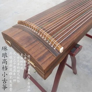 125 Kokybės Mažų Guzheng Zither Nešiojamų Friendless Pure Paulownia Mini Zither Pilnas Komplektas