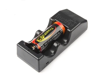 TrustFire TR-005 Li-ion Baterija, Įkroviklis + 1pcs TrustFire Spalvinga, 3,7 V 5000mAh 26650 Įkrovimo Apsaugotas Ličio Baterija