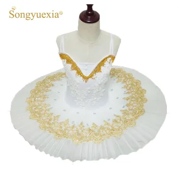 SONGYUEXIA mergina Baltas Gulbių Ežeras Profesija Baleto Sijonas Vaikų, Suaugusiųjų TUTU Kostiumas juoda Gulbė Baleto šokių tutu sijonas vaikas
