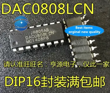 10vnt 100% originalus naujas sandėlyje DAC0808LCN DAC0808 CINKAVIMAS-16 integrinio grandyno IC mikroschemoje