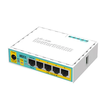 Mikrotik RB750UPr2 hEX Maža 5 Port Ethernet Maršrutizatorius sujungtas, Su PoE Produkcija namams Ir Biurui