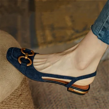 Ponios Sandalai 2022 Elegantiškas Mados Batai, Sandalai Moteriški Laisvalaikio Bateliai Aikštėje Aukštakulniai Sandalai Slip-On Butai Dizaineris Sandalai