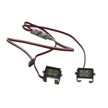 Dviejų eilių LED Modeliu, Automobilių Žibintai ForTRX4 SCX10 CC01 4 Žibintai