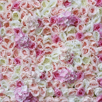 SPR Nemokamas Pristatymas Dirbtinis hydrangea rožių gėlių sienos vestuvių fonas vejos/ramstis gėlių kelių švino apdaila