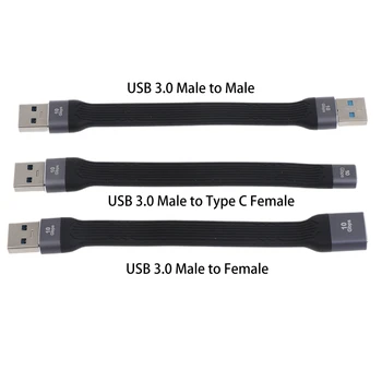 KARŠTO USB3.0 USB Jungtis Į USB/USB C 10GBPS Gen1 Vyrų Vyrų/Moterų Keitiklio Kabelį, Plėstuvas Pratęsimo Duomenų Perdavimas