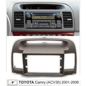 9-Colių 2Din Automobilio Radijo prietaisų Skydelio Stereo Skydelis skirtas Montuoti Automobilių Skydelio Dual Din CD DVD Rėmas Toyota Camry 2001-2006 5