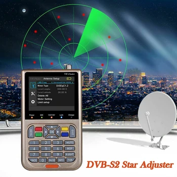 Palydovų Ieškiklis Metrų Palydovinės suderinti Anteną, Skaitmeninį Signalą Sat Finder Reguliavimas Šeštadienis Patiekalas