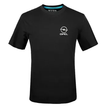 Naujas Styie Vasarą Prekės Tshirts Opel logo t shirt Laiškas Išspausdintas Mados Apvalios Kaklo marškinėliai trumpomis rankovėmis T-shirt, T