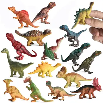 Priešistorinių Scena Tyrannosaurus Rex Figūrėlės Raptors 