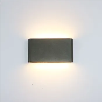 Modernus minimalistinis LED siena lempos, lauko vandeniui kieme eilėje ultra-plonas kambarį miegamojo lovos dvivietis vadovas sienos lempos