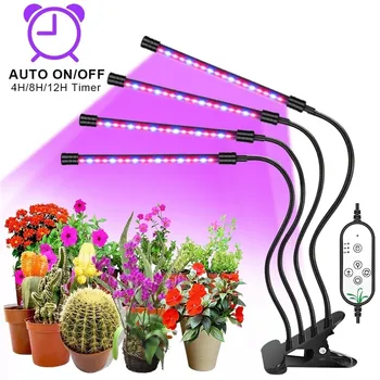 Led Grow Light USB Palapinę Lauke Patalpų Visą Spektrą Hydroponics Auginimo Sistemą, Augalai, Sodinukai, Gėlių Fito Lempa Su Valdymo