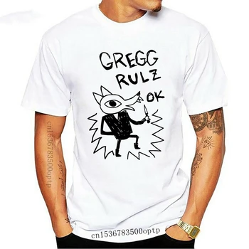 Naujas Naktį Miške Gregg Rulz Gerai T-Shirt, Premium Medvilnė Tee Unisex Vyrai Moterys Tee Marškinėliai
