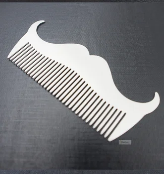 1pc nerūdijančio plieno barzda šukos anti-static Ūsai Teptuku Džentelmenas Plaukų formavimo Priemonės