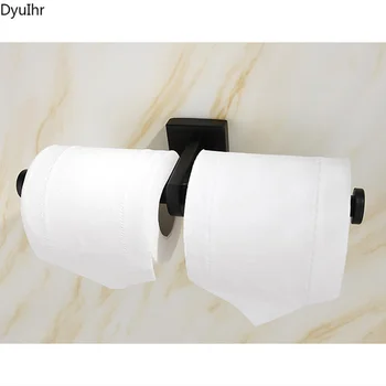Nerūdijančio plieno audinio turėtojas tualeto ritinėlio laikiklis tualetas kūrybos smūgis dvigubas tualetinio popieriaus laikiklį DyuIhr