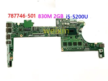 HP Mainboard DSC 830M 2GB i5-5200U 787746-501 DA0Y0DMBAF0 100% Bandymas geras
