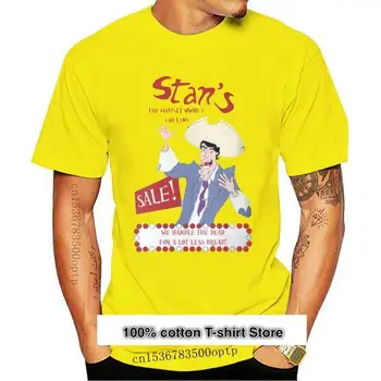 Camiseta a la moda para hombre y mujer, camisa divertida con estampado personalizado de Monkey Island-Stan, nueva