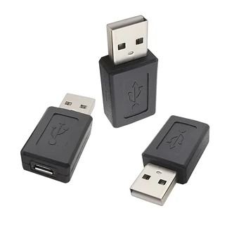 10vnt/Daug USB Jungtis USB 2.0 Type A Male Micro USB B Female Lizdas Prievado Adapteris Pratęsimo Kabelis, Kraunama USB Keitiklis