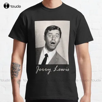 Naujas Jerry Lewis Amerikos Vėliava Humoro Fortepijono Muzikos Klasikiniai Marškinėliai Medvilniniai Marškinėliai
