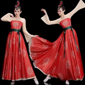 2022 tradicinės kinų derliaus hanfu gėlių suknelė elegantiškas moteris liaudies kostiumas etapo rezultatus kostiumas hanfu suknelė