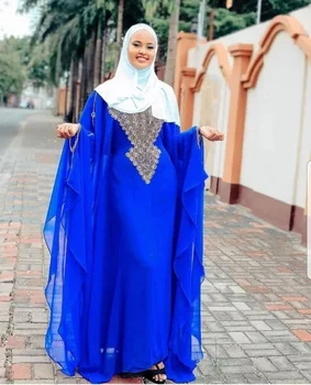 Dubajus Suknelė Marokas Caftan Naujas Islamo Modernus Elegantiškas Arabų Šalis Suknelė 56 Cm