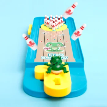 Kūrybingi ir įdomus varlė boulingo interaktyvus žaidimas, aplinkos marmuro launch pad stalo žaidimas intelektinių gebėjimų sutelkimas plėtros žaislą dovanų prizus