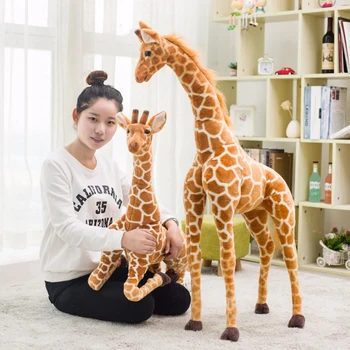 Vaikai Pliušinis Įdaryti Žaislas modeliavimas žirafa, Dekoravimo, Kūdikių Vaikai įdaryti Žaislas Dovana žirafa gyvūnai