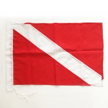Raudonos ir Baltos spalvos Nardymo Vėliavos Tarptautinis Bendra Nardymo Veiklos Simboliu Saugumo Vėliavos Saugos Įspėjimas Vėliavos Banner