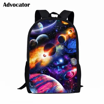 ADVOCATOR Schoolbags Galaxy Visatos Erdvės Kuprinė Spausdinimas Paauglių Mergaičių Star Vaikai Kuprinė Berniukams Kuprinę Mochila Infanti