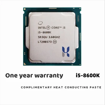 Intel Core i5-8600K i5 8600K 3.6 GHz Šešių Branduolių Šešių Sriegis CPU Procesorius 9M 91W LGA 1151