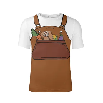 Mielas Animacinių filmų Ūkininkas Drabužių Modelis T Marškinėliai Vyrams 3D Spausdinimo Tee Viršų trumpomis Rankovėmis Negabaritinių O-Kaklo Drabužių Camiseta Šalis Žaidimas