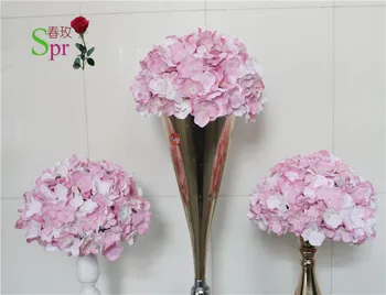 SPR Nemokamas pristatymas-10vnt/daug rožinės vestuvių centerpieces vestuvių su dirbtinių gėlių artifial hydrangea vestuvių