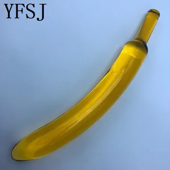 Bananų Krištolo, Modeliavimo Agurkai Moterų Sklandžiai Ir Skaidriai G Taško Skatinti Suaugusiųjų Sekso Žaislai