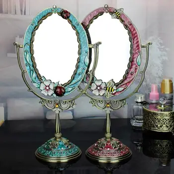 Europoje tipas atkurti senovės būdų, kaip makiažas jingyi tipas princesė kaimo tualeto stiklas, veidrodis didelis, metallic mesa veidrodis