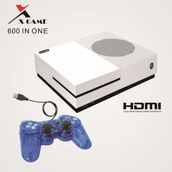 Mini 4K HDMI/AV Išėjimas 64 bitų X TV Žaidimas Delninis Konsolės Dual Core Gamepads Šeimos Vaizdo Žaidimų Žaidėjas Built-In 600 Klasikiniai Žaidimai