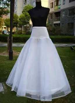 Balta-Line 1-Hoopas Vestuvių Suknelė Underskirt Mergina Karšto pardavimo Mados Stilius