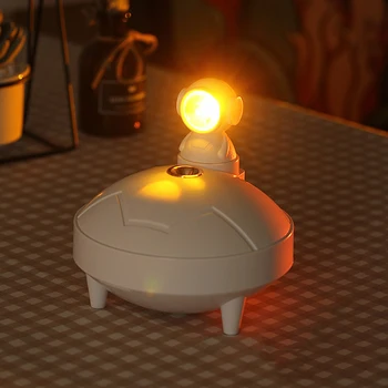 Kosmoso Kapsulė USB Aromaterapija Mašina, Oro Kvepalų Drėkintuvas Vandens Difuzorius Led Šviesos Astronautas Aromatas, Miegamojo Kambarį