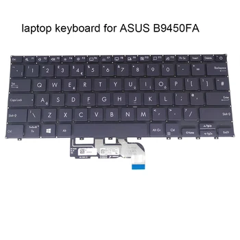 ES Apšvietimu ir klaviatūros ASUS ExpertBook B9 B9450FA JK BŪTI Belgijos CS čekijos mėlyna Pakeisti klaviatūras 0KNB0 1620UK00 1620CS00 Naujas