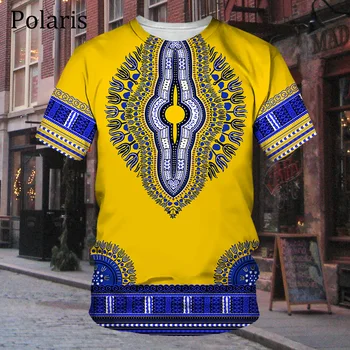 Dashiki Marškinėliai Afrikos Drabužiai Vyrams Tradicinis Dėvėti Drabužius Trumpomis Rankovėmis Atsitiktinis O Kaklo Tees Retro Streetwear Etninės Stiliaus