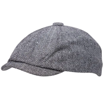 Retro vyrų beretė Eglute newsboy kepurės snapeliu Ivy skrybėlę Vyrų bžūp Britų laisvalaikio sunkvežimio vairuotojas hat