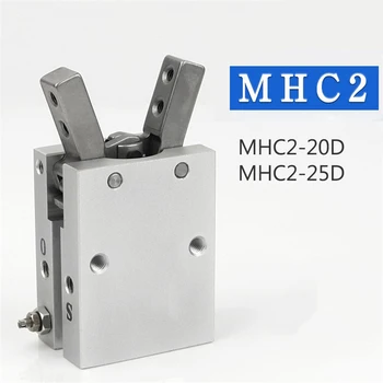 MHC2-20D/MHC2-25D Dukart veikiantis Pneumatinis Cilindras Aliuminio Gnybtus Pirštą Cilindras, Pneumatinės Pirštą Cilindras 0.25~0.6 Mpa