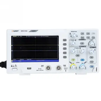 OWON SDS1102 Oscilloscope 2-Channel Skaitmeniniai Osciloskopai 100MHZ Pralaidumo 1GS/s Didelio Tikslumo Oscilloscope