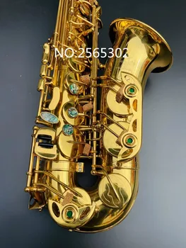 Naujas Aukso Alto saksofonas YAS-875EX Užsakymą Japonijos Prekės ženklo Saksofonas E-Butas profesionaliosios Muzikos Instrumentas Su Kandiklio Nemokamai