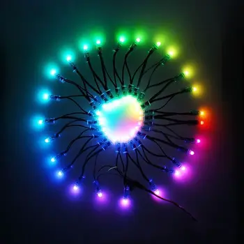 Vidaus ir Lauko Kalėdų eglutė Vandeniui Medžio Dekoratyvinis String Lempos Chrismas Lempa LED Modulis Šviesos Veikiami Šviesos